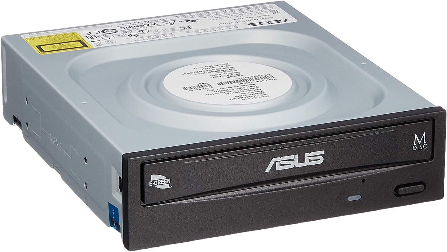 Asus Windows10対応 M-DISC対応 最大24倍速書込 SATA接続 DVD/CDライティングソフト付き DRW-24D5MT