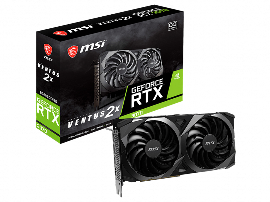 GeForce RTX 3070 VENTUS 2X 8G OC LHR [PCIExp 8GB]｜パソコン 
