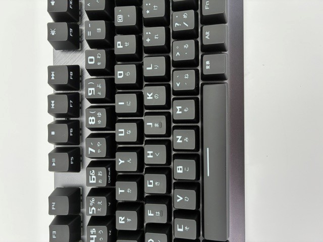 【店頭展示使用品】ASUS ゲーミングキーボード ROG Strix Scope TKL 銀軸 [Black/Gray](30日間保証）