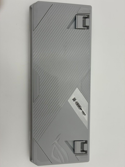 【店頭展示使用品】ASUS ゲーミングキーボード ROG Strix Scope NX TKL Moonlight White 赤軸 [White/Gray](30日間保証）