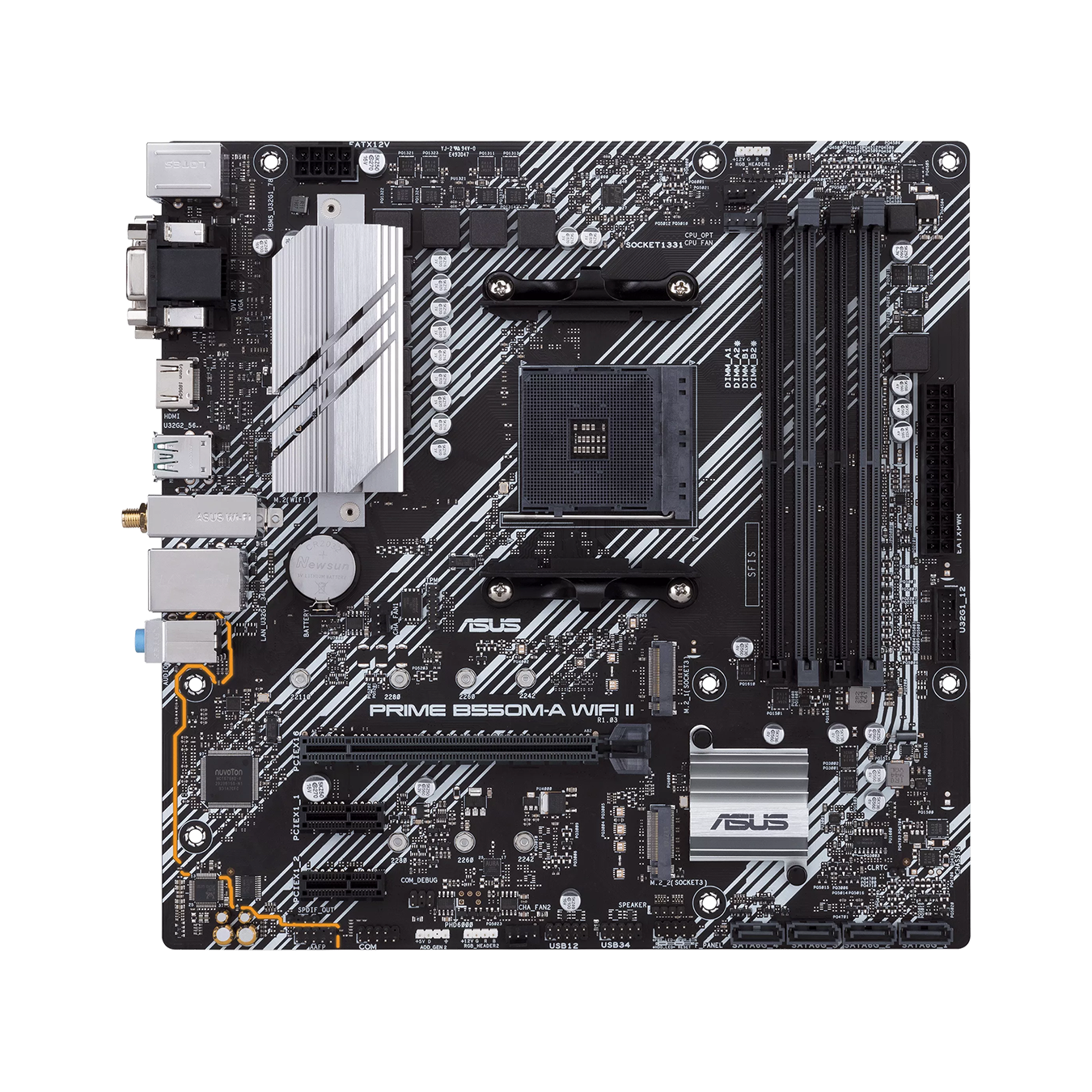 ASUS(エイスース) AMD B550チップセット搭載 AMD AM4 MicroATXマザーボード PRIME B550M-A WIFI II