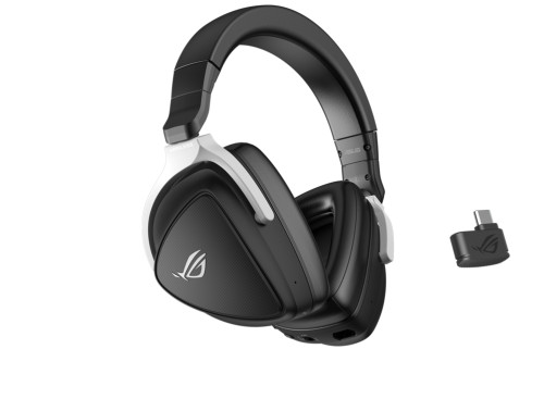 ASUS デュアルモード（2.4GHz/Bluetooth）ワイヤレスゲーミングヘッドセット ROG Delta S Wireless