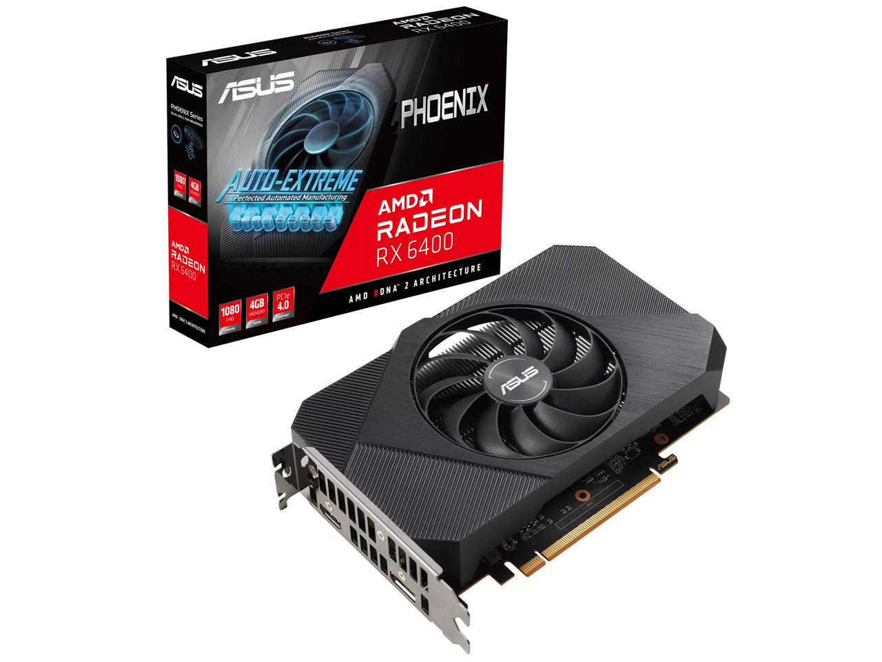 【中古】【店頭展示使用品】ASUS PH-RX6400-4G [PCIExp 4GB](30日間保証）