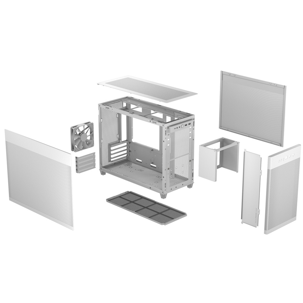【アウトレット品】ASUS Prime AP201 MicroATX Case [ホワイト]