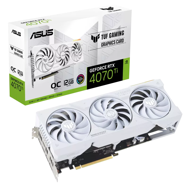 ASUS TUF-RTX4070TI-O12G-WHITE-GAMING｜パソコン・スマートフォン 