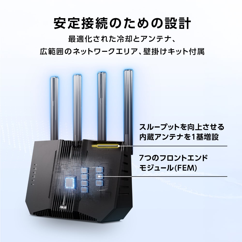 【ゲーミング&アウトレットセール 9/18 16:00 - 9/25 16:00】【訳あり品】【箱破損】【未開封・未使用】ASUS Wi-Fi 7(11be)対応トライバンドWi-Fiルーター [RT-BE92U]