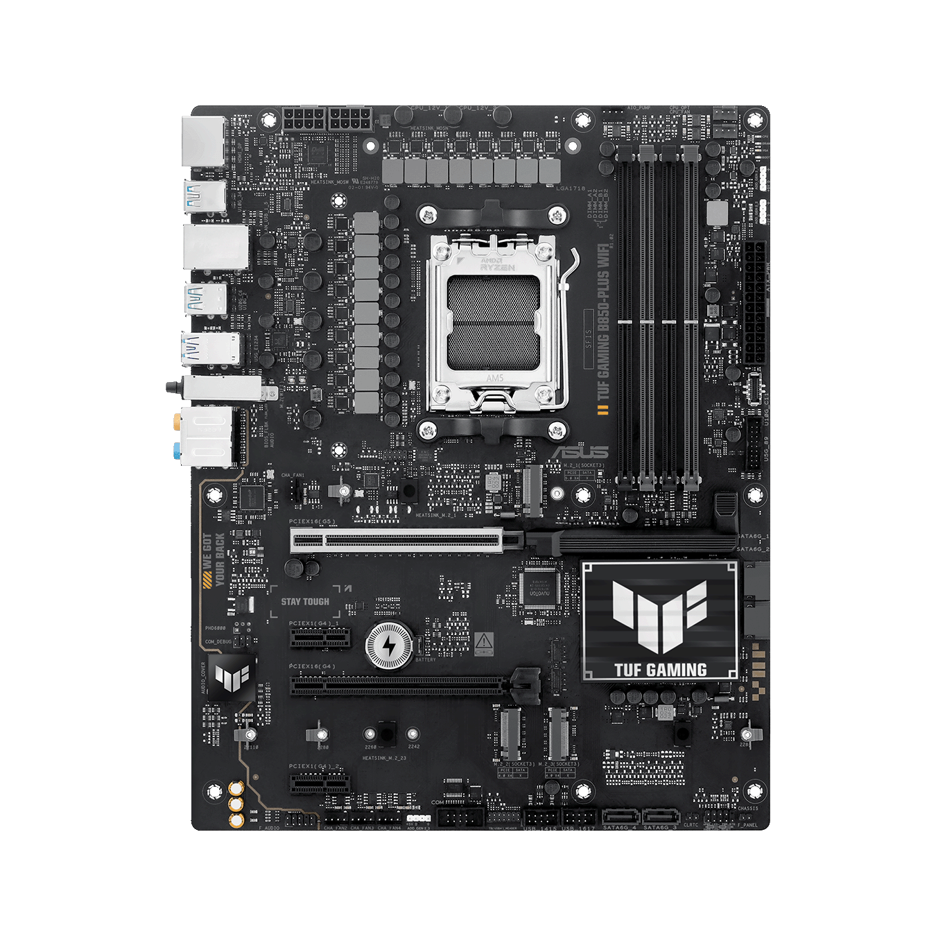 ASUS(エイスース) AMD B850チップセット搭載 AMD AM5 ATXマザーボード TUF GAMING B850-PLUS WIFI