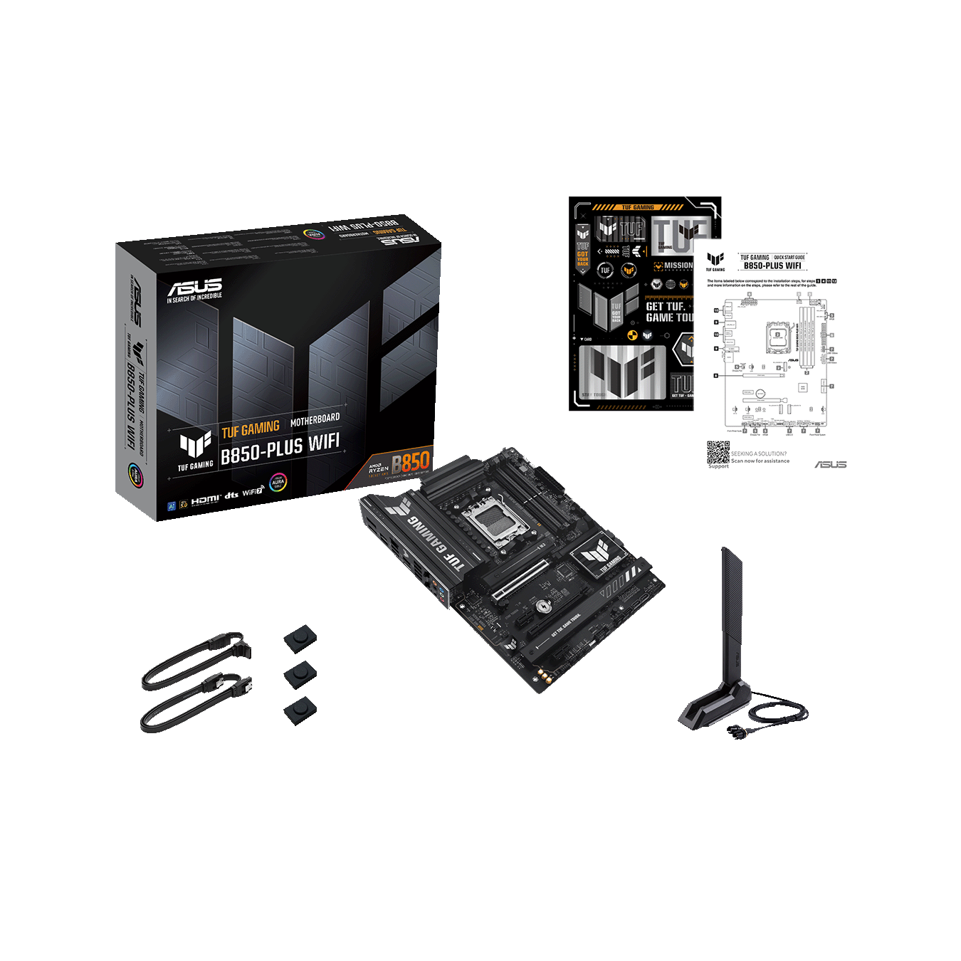 ASUS(エイスース) AMD B850チップセット搭載 AMD AM5 ATXマザーボード TUF GAMING B850-PLUS WIFI