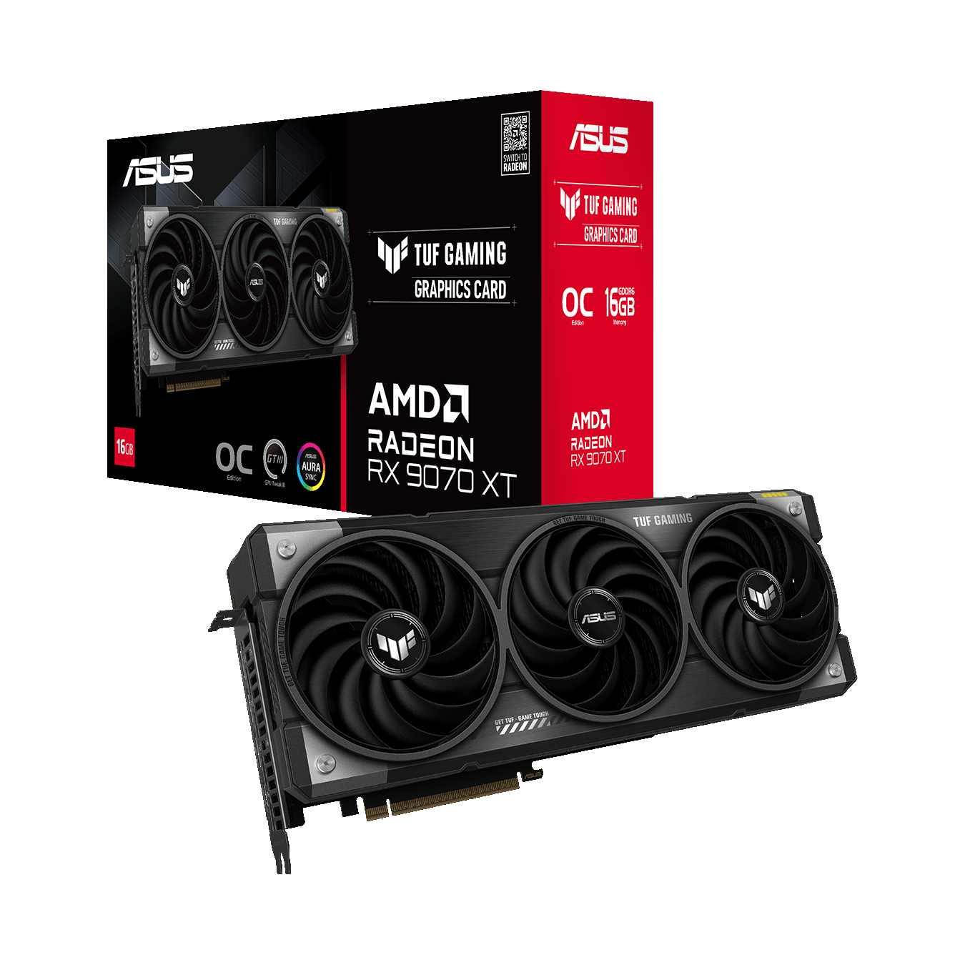 ASUS(エイスース) TUF-RX9070XT-O16G-GAMING [Radeon RX 9070 XT 16 GB グラフィックボード]