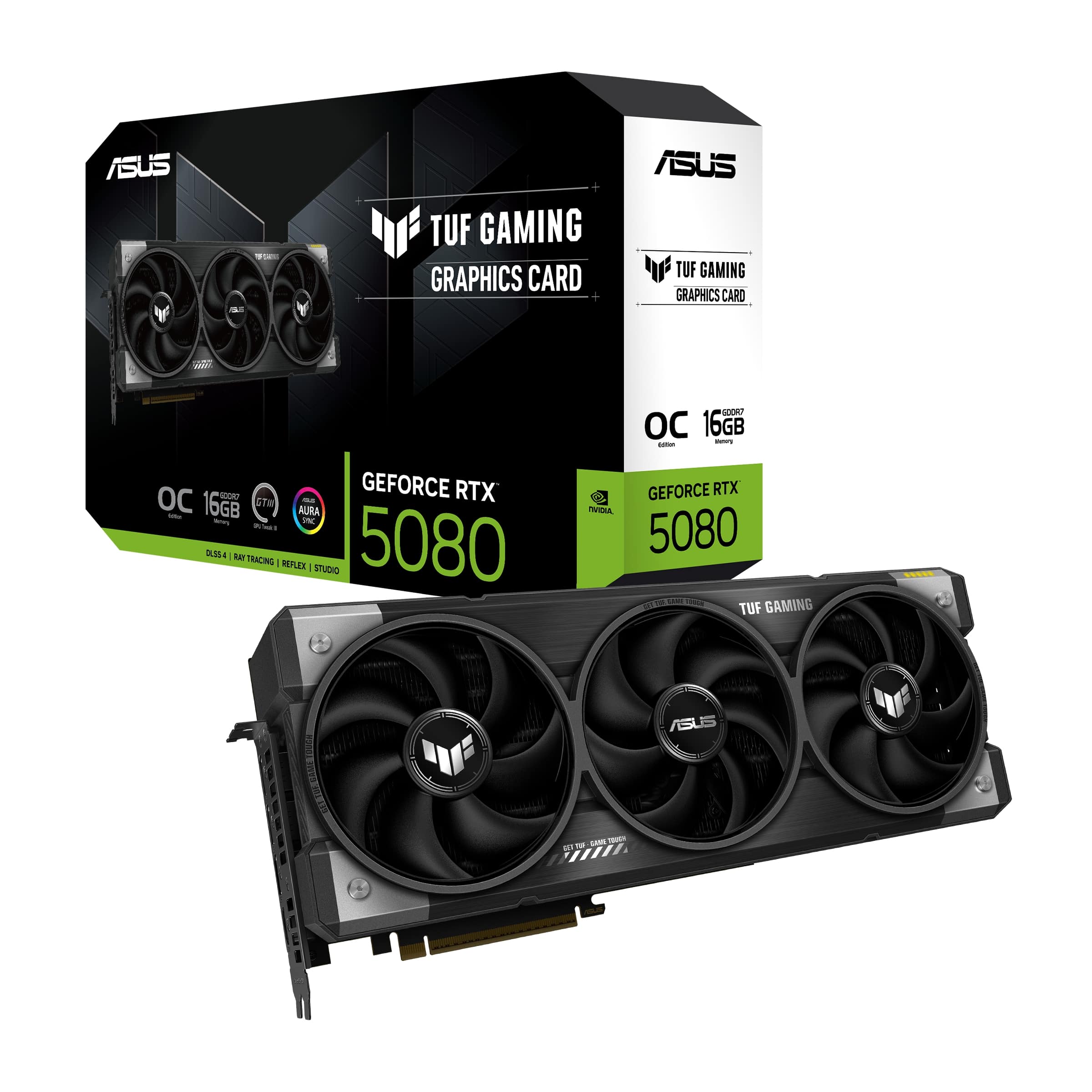 ASUS TUF-RTX5080-O16G-GAMING グラフィックカード GeForce RTX 5080 VRAM 16GB