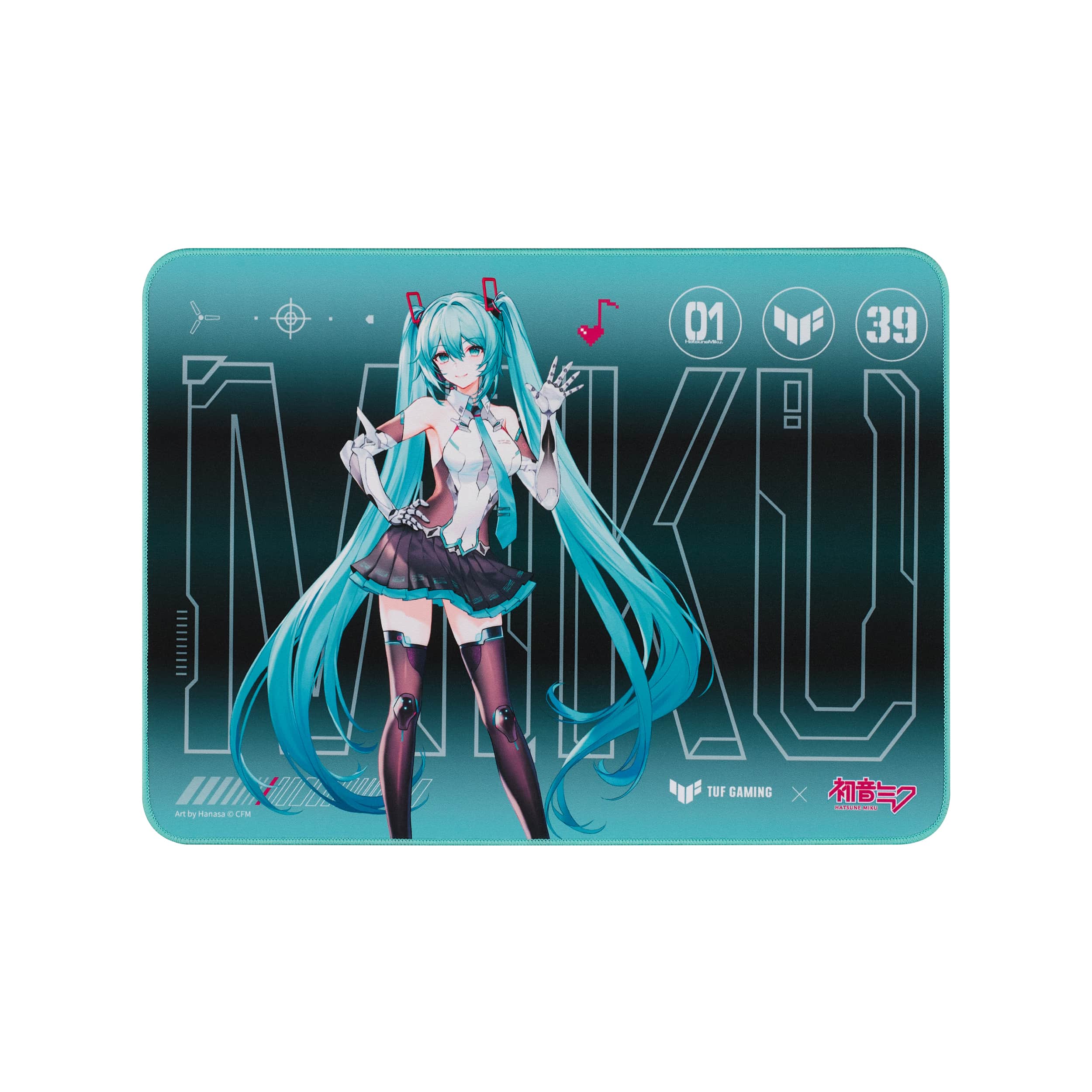 ASUS ゲーミングマウスパッド　TUF Gaming P1 Hatsune Miku Edition TUF/P1/MIKU