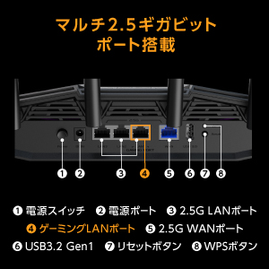 【ゲーミング&アウトレットセール 8/7 11:00 - 8/17 11:00】【訳あり品】【箱破損】【未開封・未使用】ASUS TUF-BE9400(メーカー保証付き)