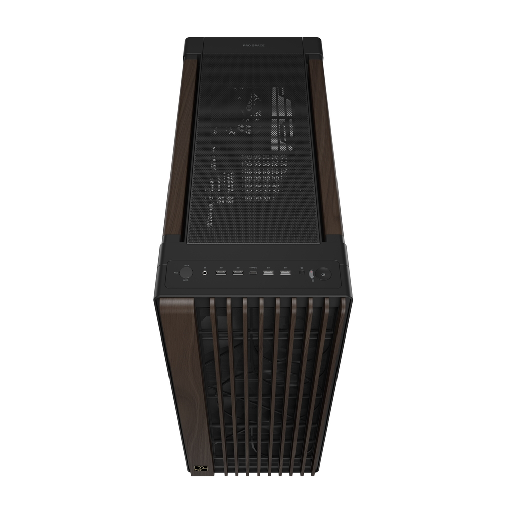 ASUS ProArt PA602 Wood Edition Modern Black - Tempered Glass Panel ミドルタワー PCケース