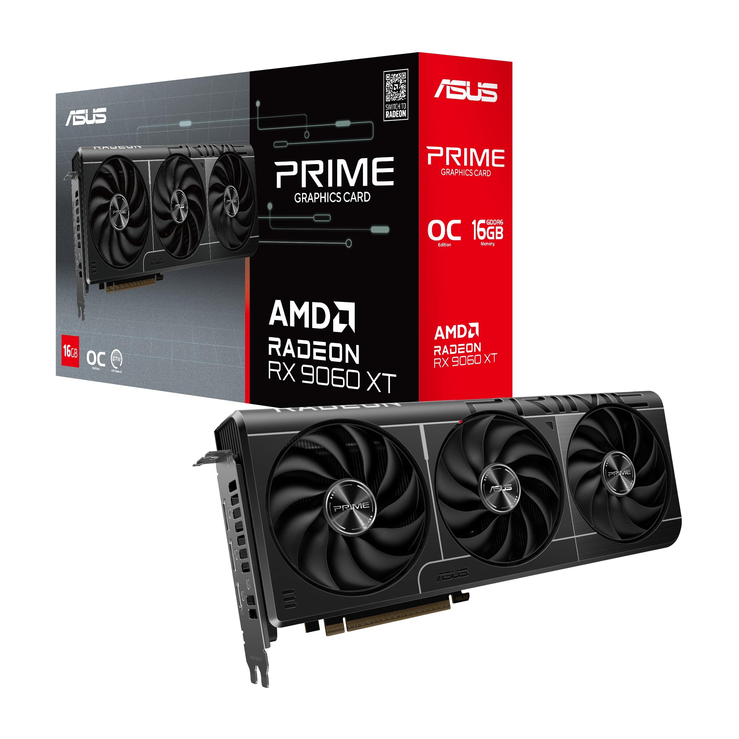 ASUS PRIME-RX9060XT-O16G [PCIExp 16GB]