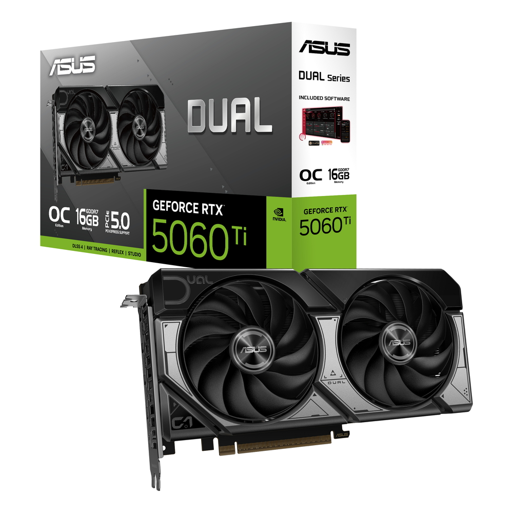 ASUS(エイスース) DUAL-RTX5060TI-O16G [GeForce RTX 5060 Ti/ VRAM:16GB GDDR7]