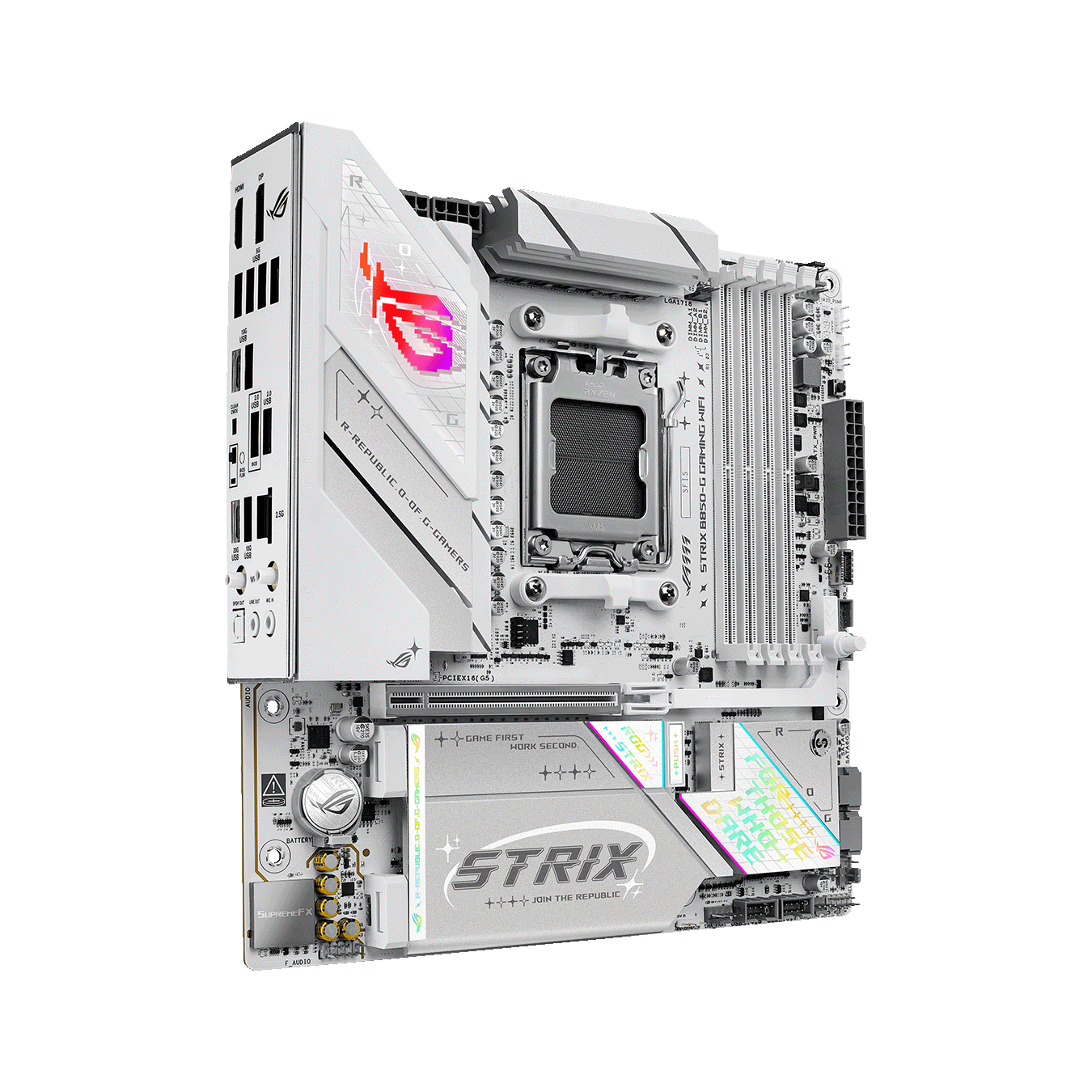 ASUS(エイスース) AMD B850チップセット搭載 AMD AM5 MicroATXマザーボード ROG STRIX B850-G GAMING WIFI