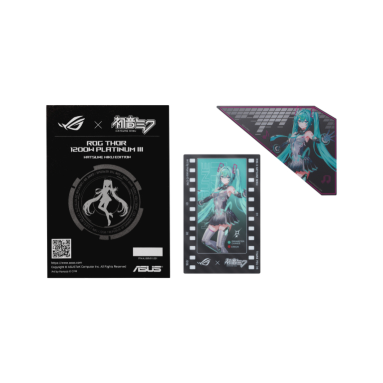 【初音ミク】ASUS ROG Thor 1200W Platinum III Hatsune Miku Edition