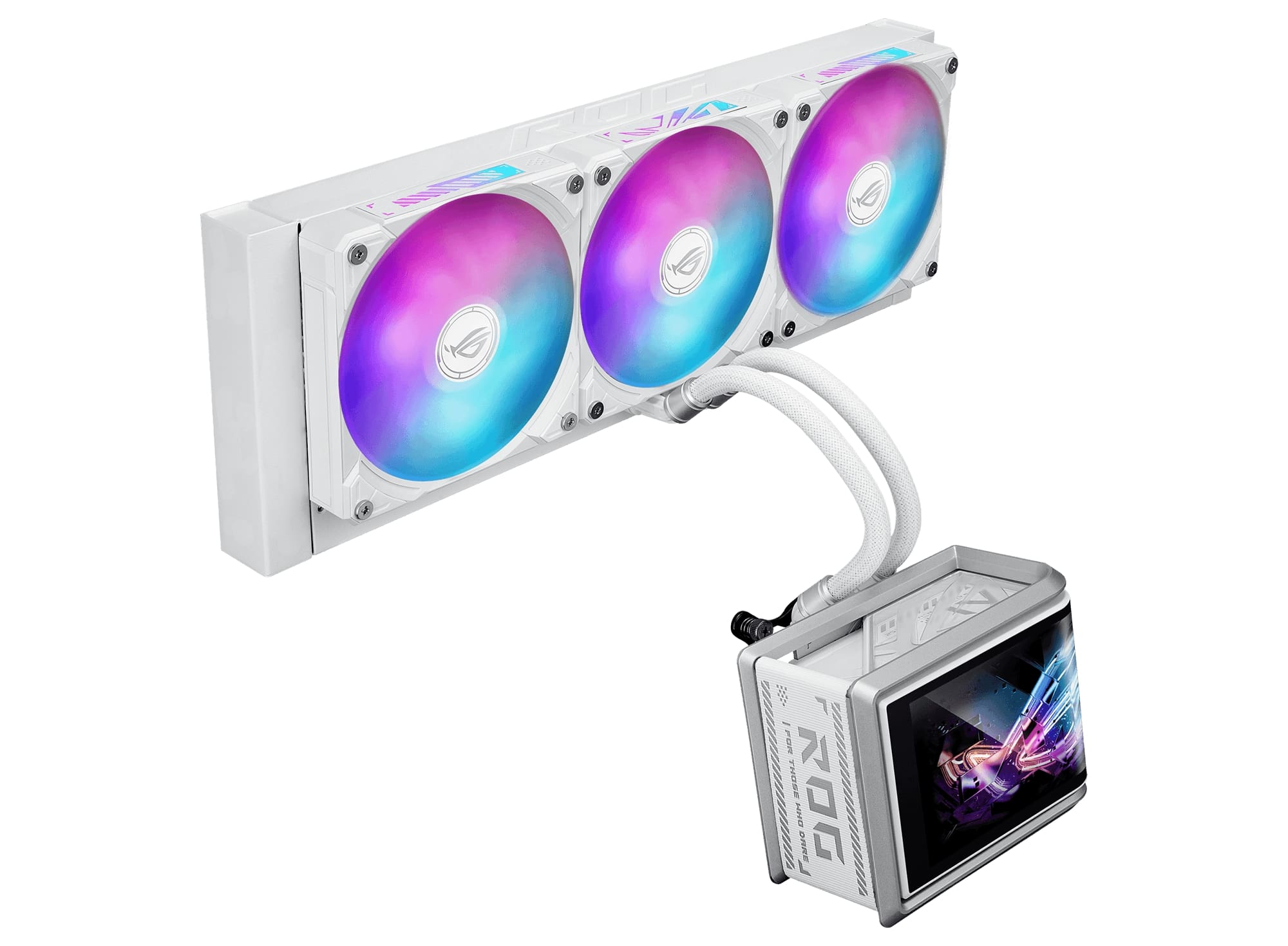 ASUS ROG RYUO IV SLC 360 ARGB White Edition