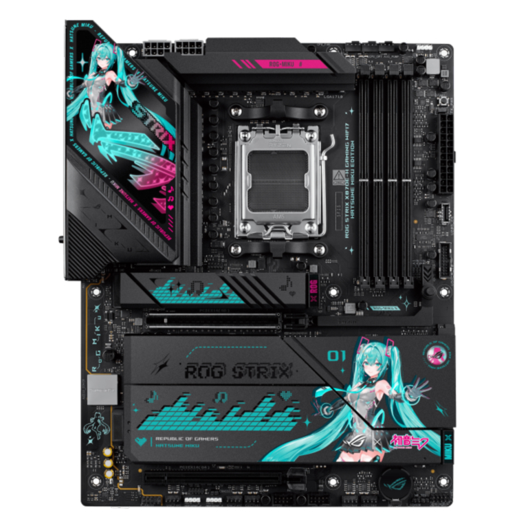【初音ミク】ASUS ROG STRIX X870E-H GAMING WIFI7 HATSUNE MIKU EDITION
