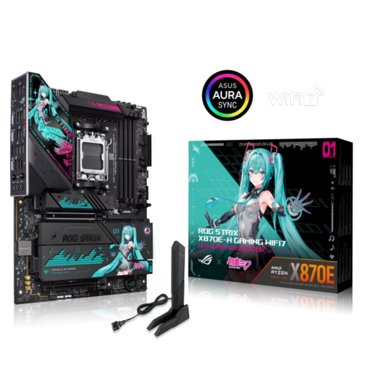 【初音ミク】ASUS ROG STRIX X870E-H GAMING WIFI7 HATSUNE MIKU EDITION