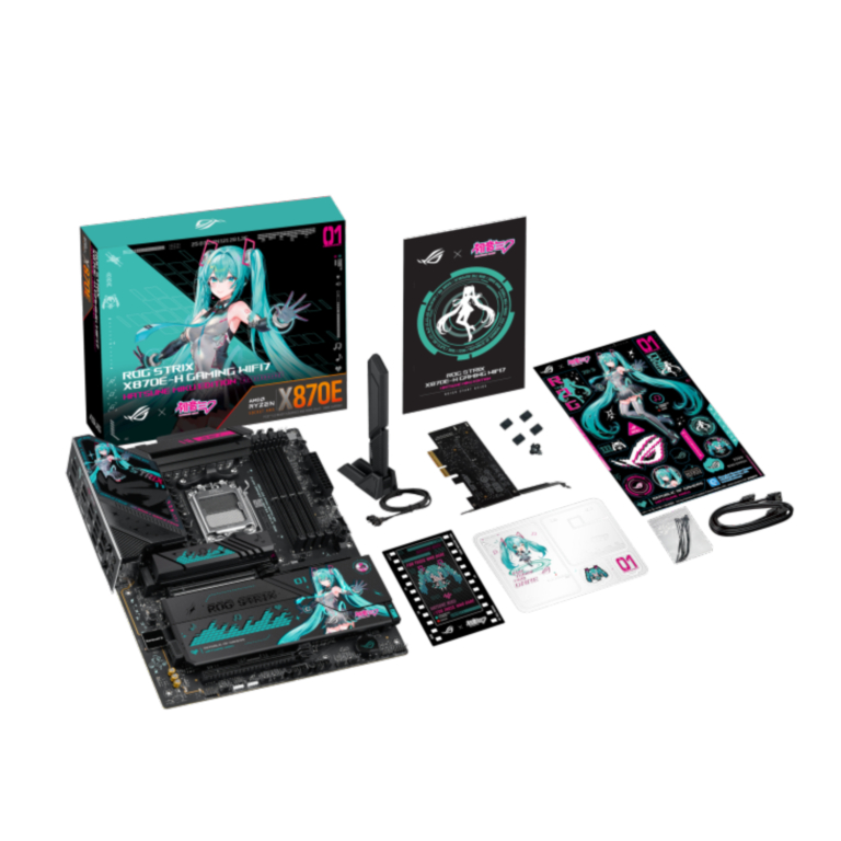 【初音ミク】ASUS ROG STRIX X870E-H GAMING WIFI7 HATSUNE MIKU EDITION