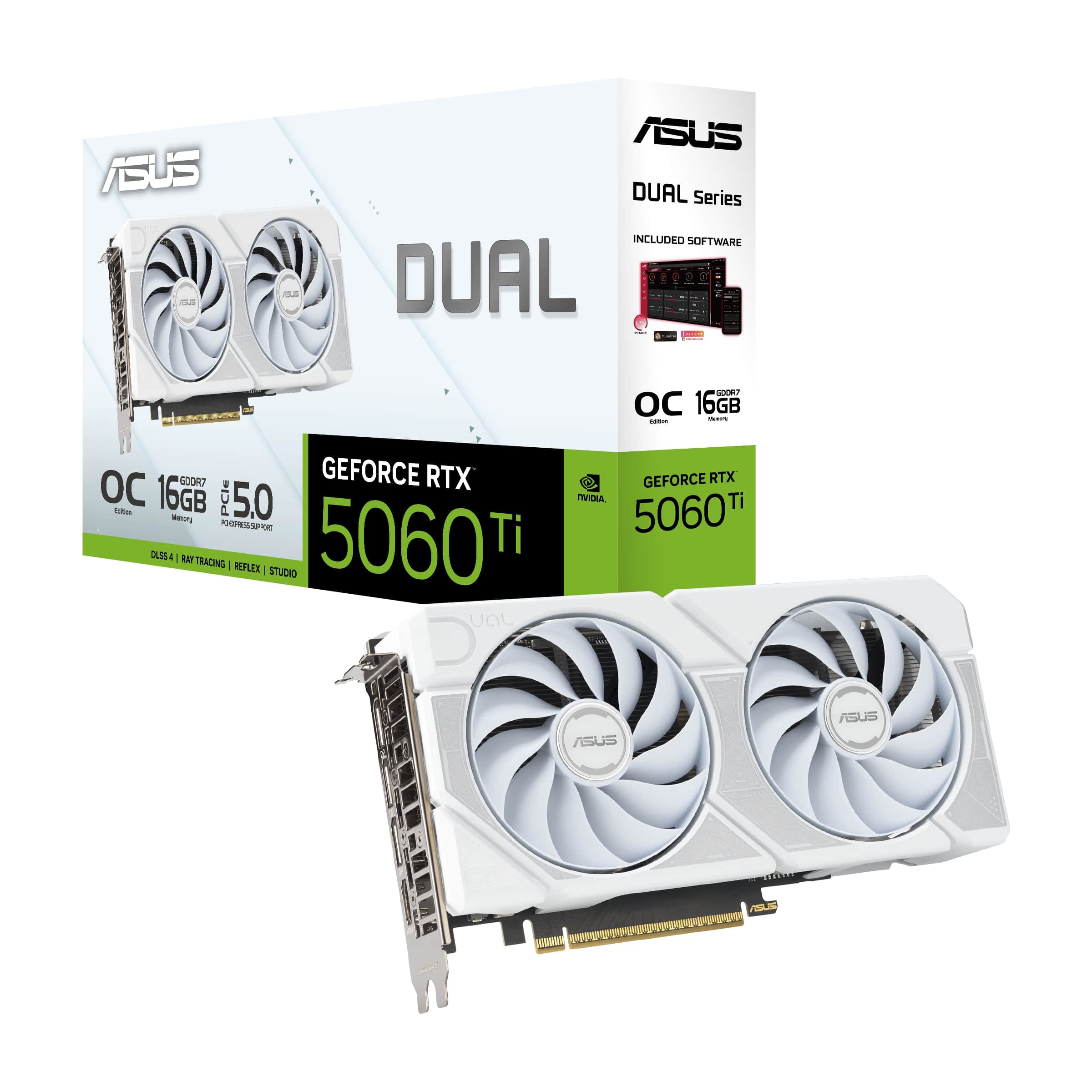ASUS DUAL-RTX5060TI-O16G-WHITE