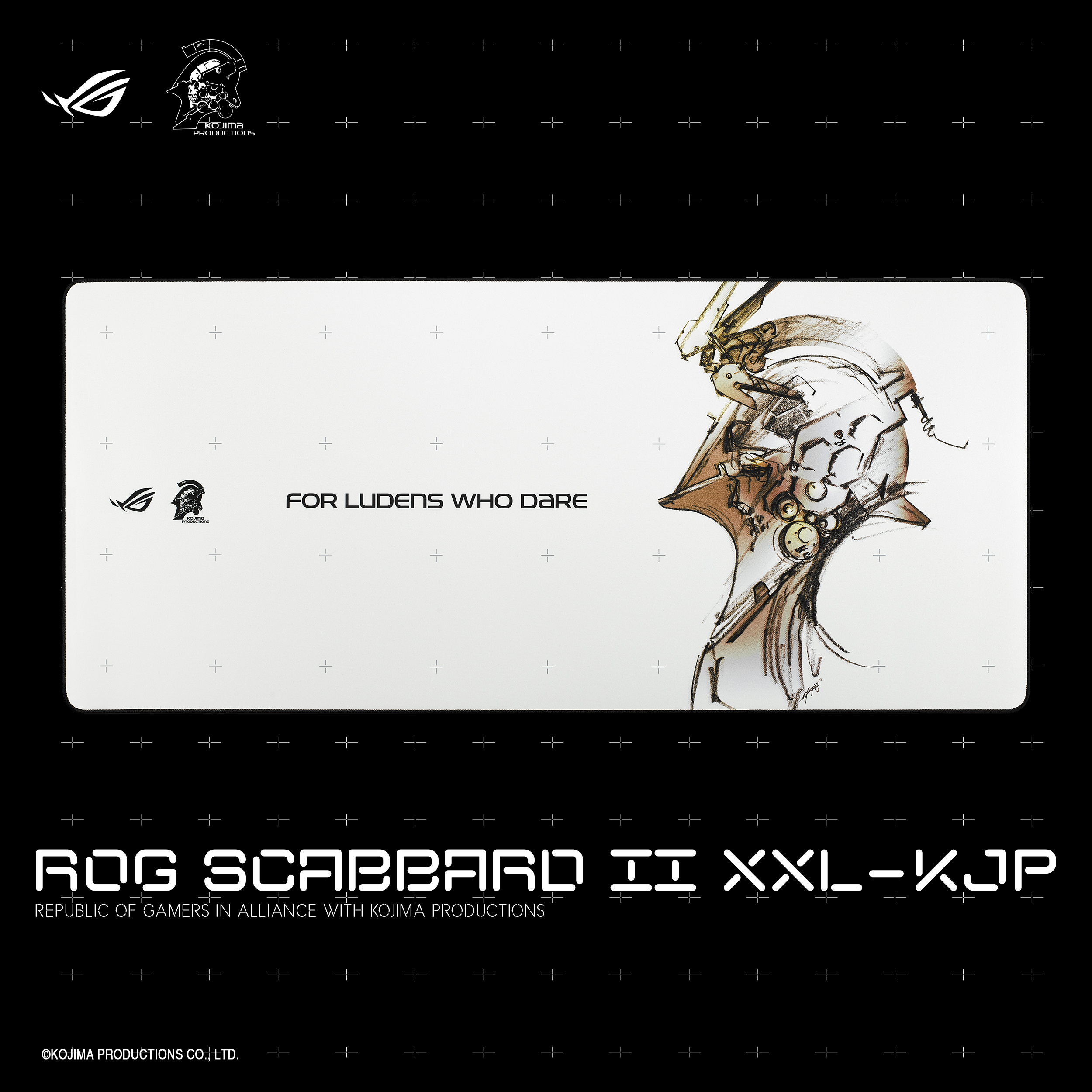 【予約受付中】ASUS Ludens（ルーデンス）モチーフ を採用した特別仕様 マウスパッド NC21 ROG SCABBARD II-KJP