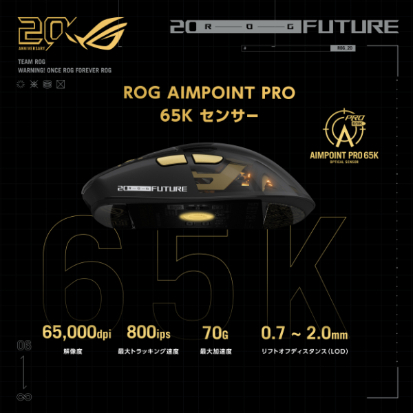 ASUS P725 ROG Harpe II Extreme Edition 20 Gaming Mouse