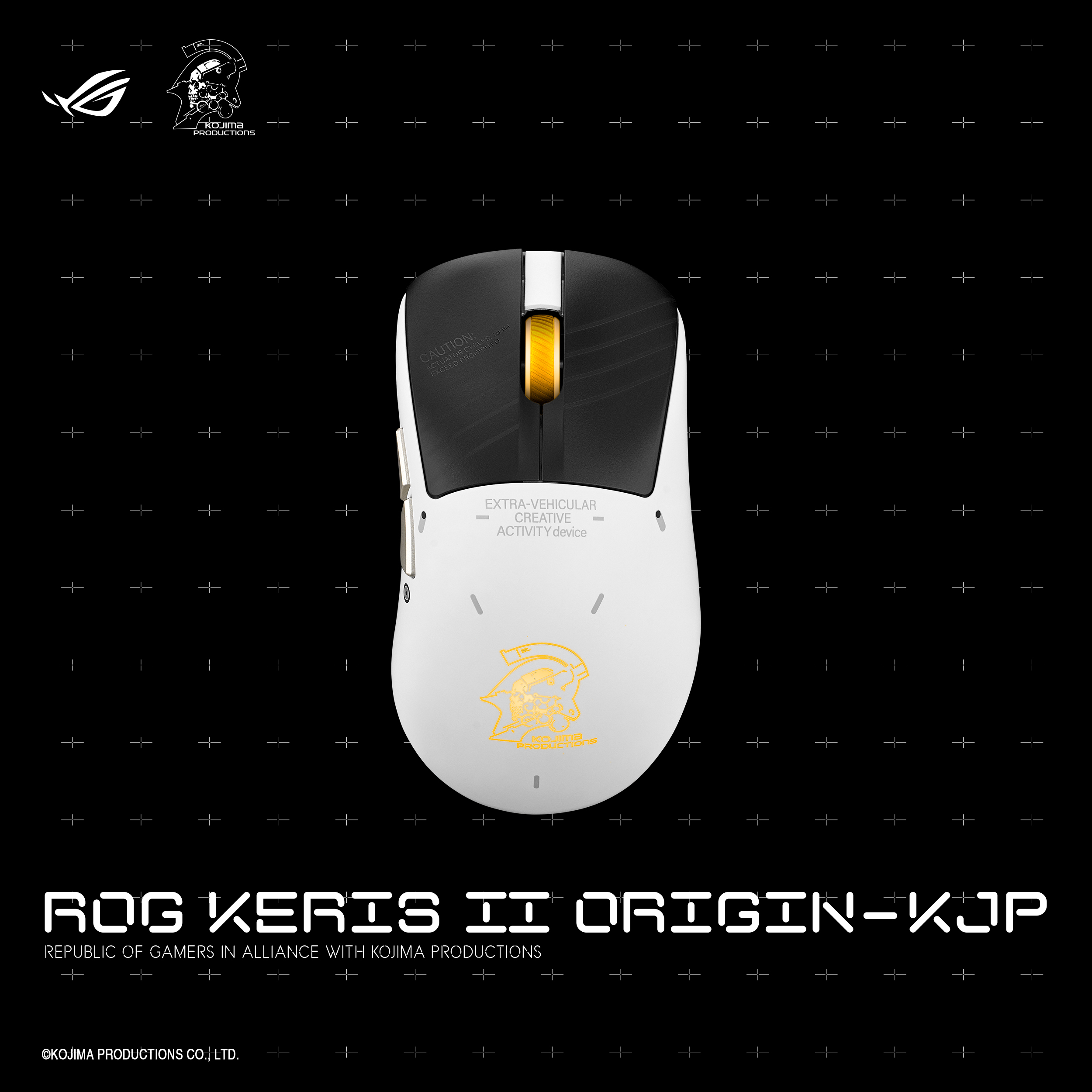 【予約受付中】ASUS KOJIMA PRODUCTIONS 限定デザインゲーミングマウス ROG Keris II Origin-KJP