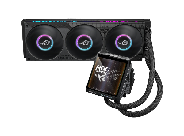 ASUS(エイスース) 360mm 水冷式 CPUクーラー ROG STRIX LC IV 360 ARGB LCD