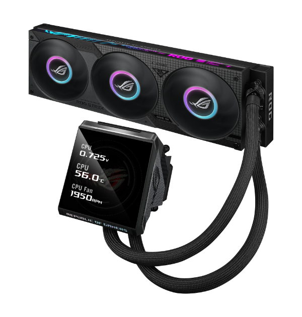 ASUS(エイスース) 360mm 水冷式 CPUクーラー ROG STRIX LC IV 360 ARGB LCD