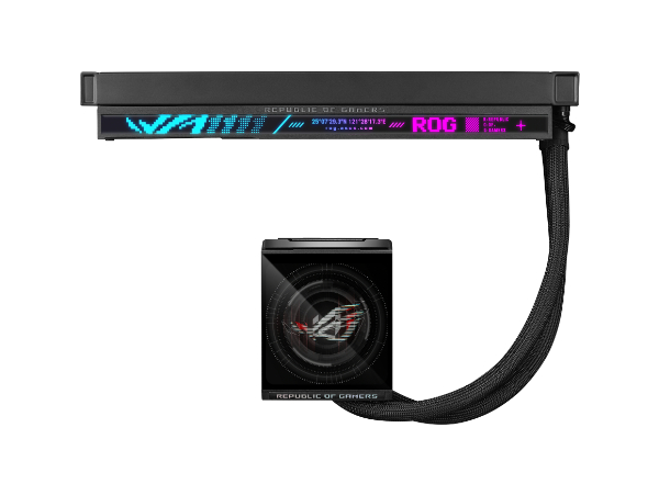 ASUS(エイスース) 360mm 水冷式 CPUクーラー ROG STRIX LC IV 360 ARGB LCD