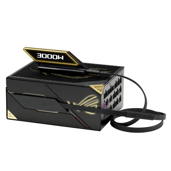 ASUS(エイスース) 3000W(日本国内1300W) 80Plus Titanium認証 ATX電源ユニット ROG Thor 3000W Titanium III Edition 20