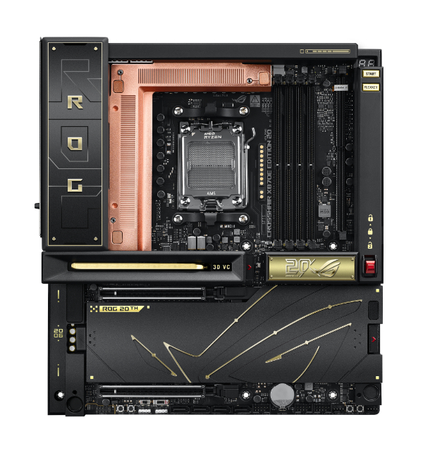 ASUS(エイスース) ROG CROSSHAIR X870E EDITION 20 (AMD X870Eチップセット搭載 E-ATXマザーボード)