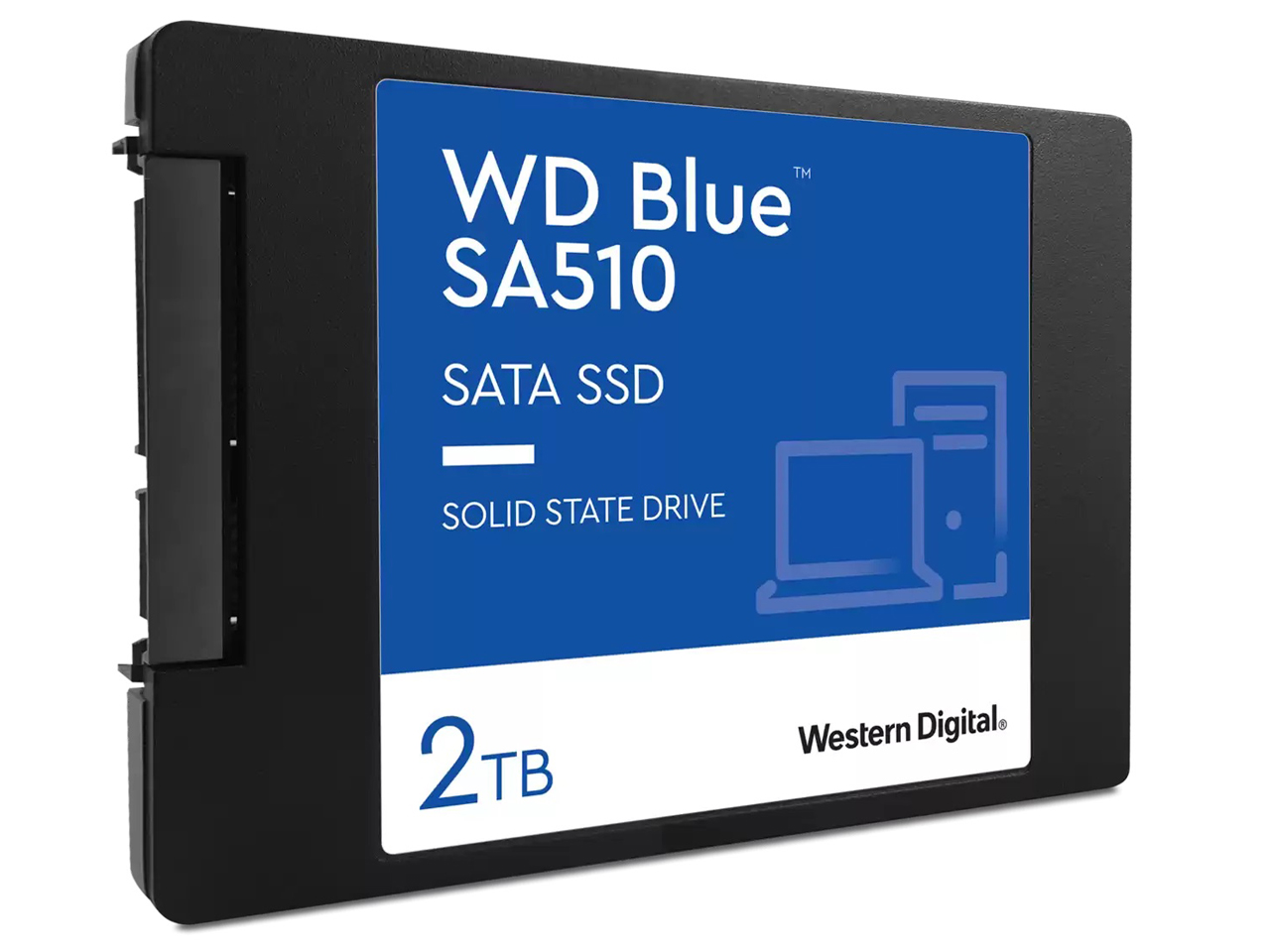 Western Digital ウエスタンデジタル WDS200T3B0A [ WD Blue SATA SSD 内蔵 2TB 2.5インチ (読取り最大 560MB/s 書込み最大 520MB/s) PC メーカー保証5年 ] SA510