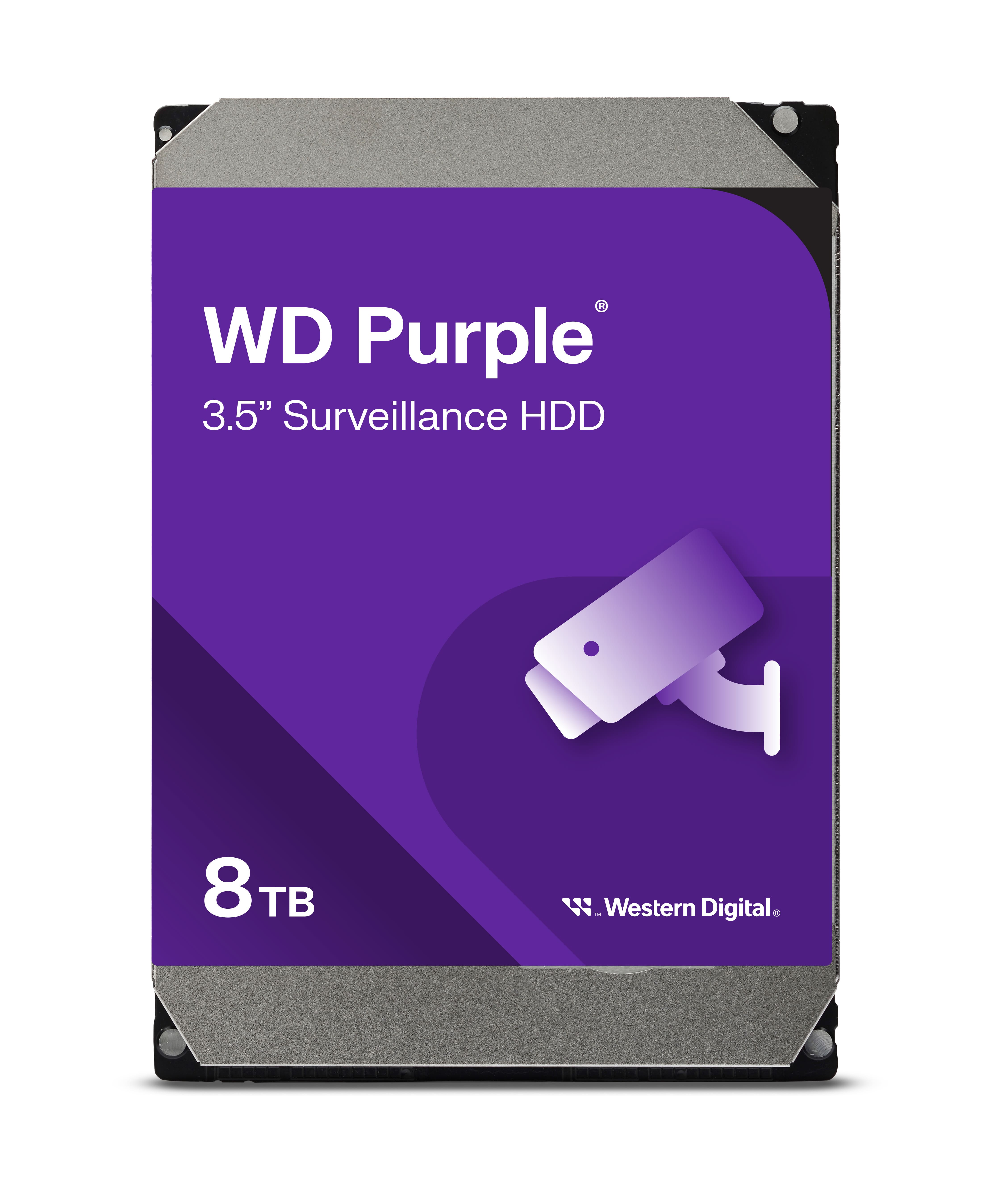Western Digital ウエスタンデジタル WD85PURZ [ WD Purple 内蔵 HDD ハードディスク 8TB CMR 3.5インチ SATA キャッシュ256MB 監視システム メーカー保証3年 ]