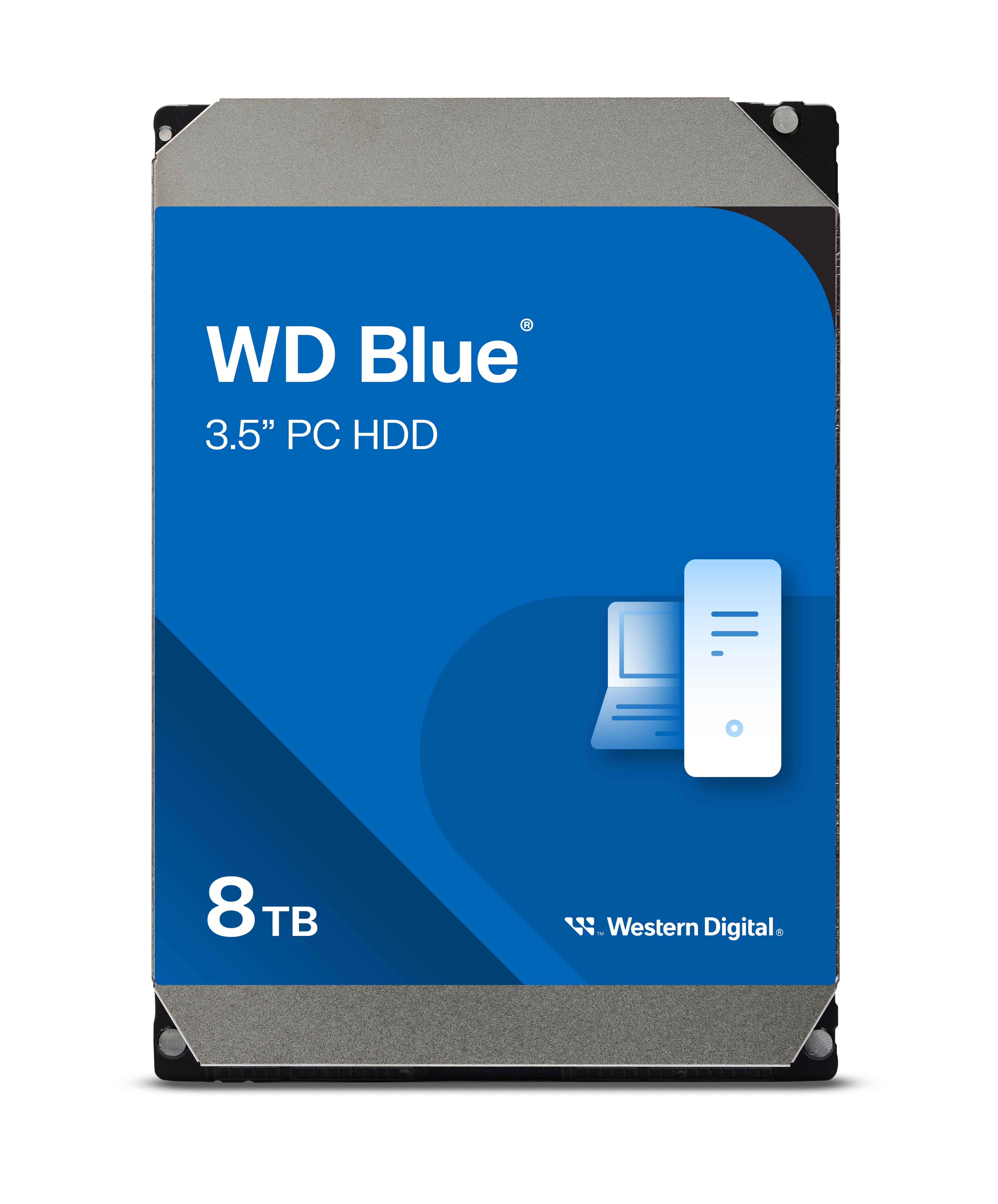 WesternDigital WD80EAZZ 内蔵HDD WD Blue【3.5インチ/8TB/SATA 6Gb/s/128MB/5640rpm/CMR/