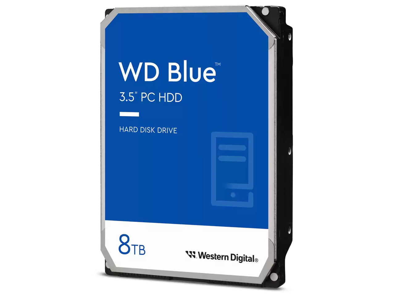 Western Digital ウエスタンデジタル WD80EAAZ [ WD Blue 内蔵 HDD ハードディスク 8TB CMR 3.5インチ SATA 5640rpm キャッシュ256MB PC向け メーカー保証2年 ]