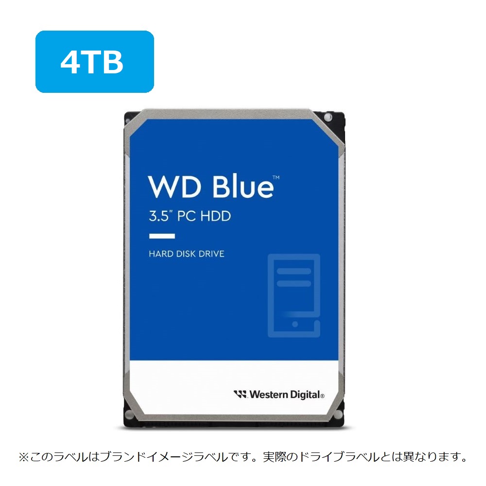 WESTERN DIGITAL 3.5インチ内蔵HDD4TB WD40EZAX [4TB 5400]＜メーカー2年保証＞