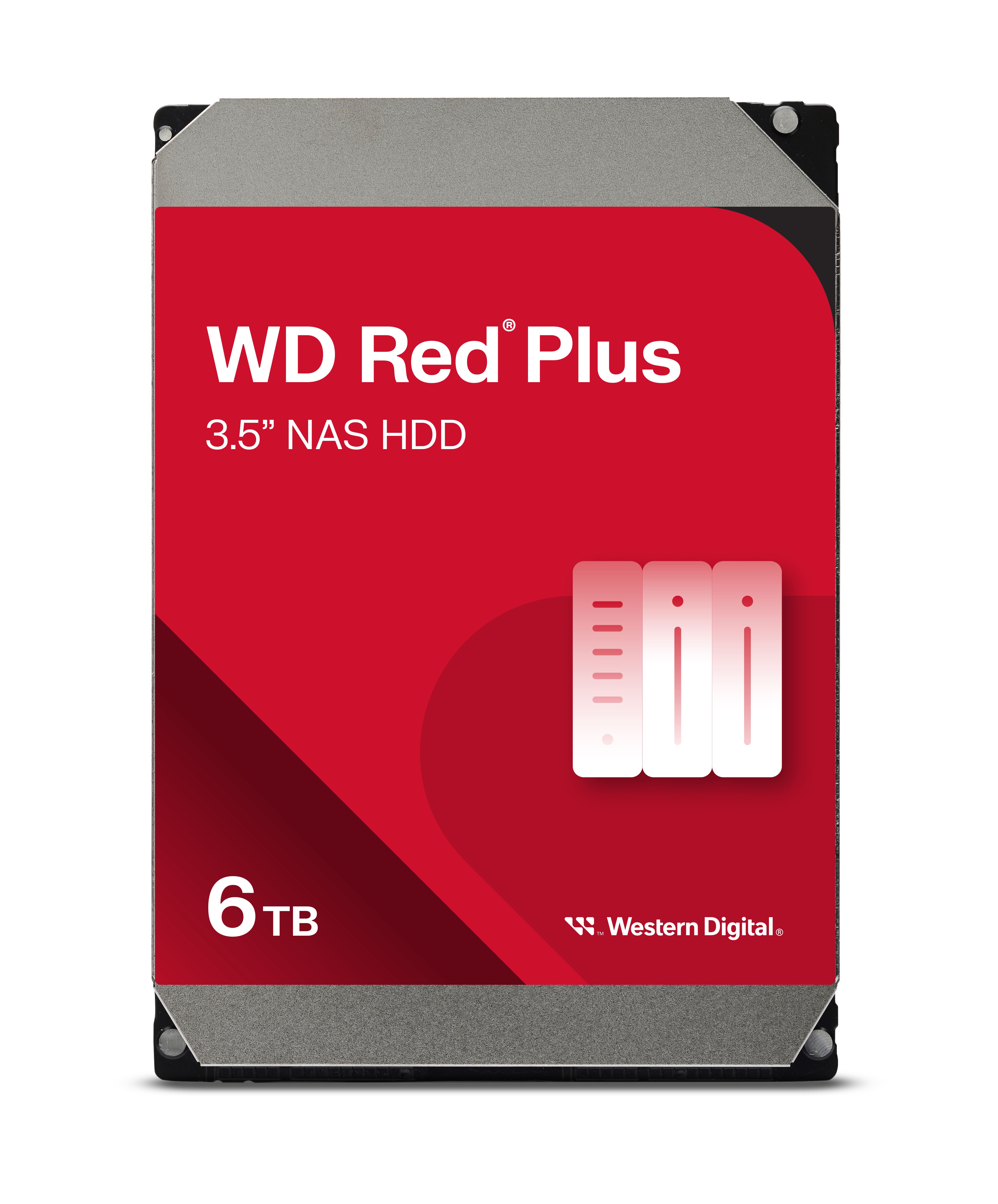 Western Digital Red Plus 3.5インチ内蔵HDD6TB WD60EFPX[6TB 5400]＜メーカー3年保証＞