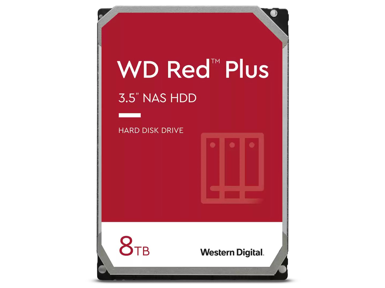Western Digital ウエスタンデジタル WD80EFPX [ WD Red Plus 内蔵 HDD ハードディスク 8TB CMR 3.5インチ SATA 5640rpm キャッシュ256MB NAS向け メーカー保証3年 ]