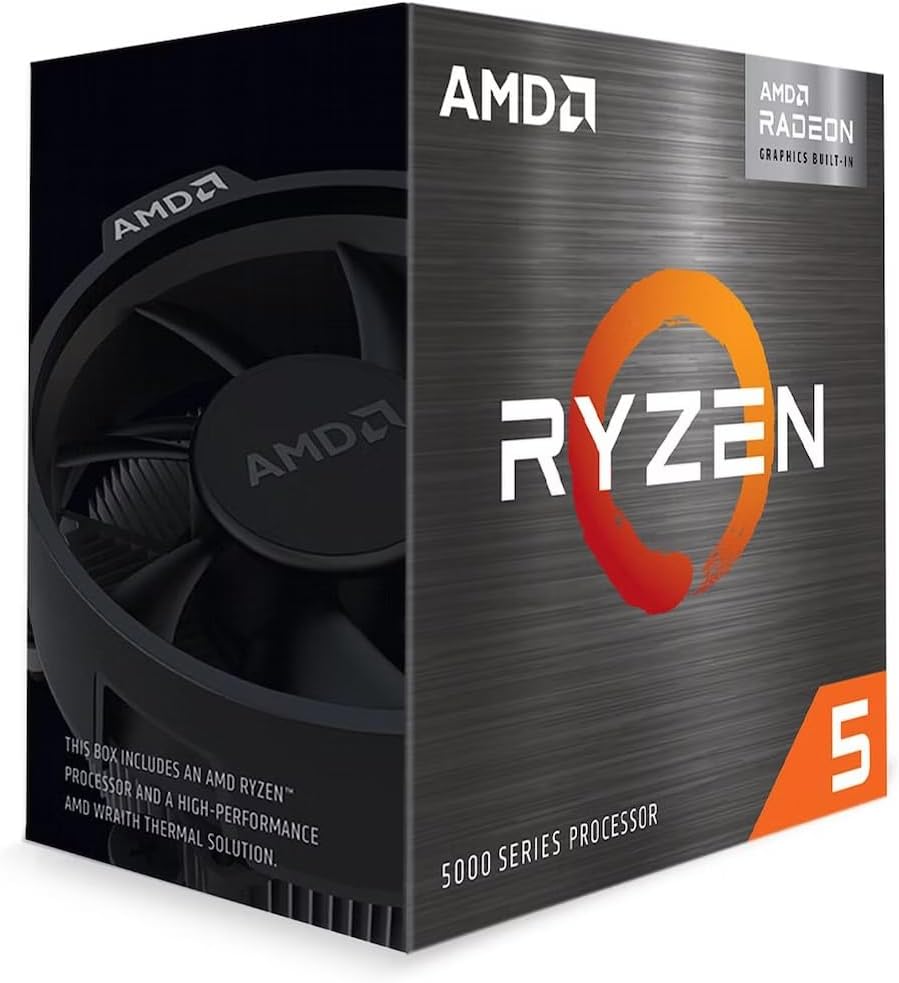 AMD 100-100001489BOX [ AMD Ryzen 5 5500GT with Wraith Stealth Cooler AM4 3.6GHz 6コア 12スレッド 19MB 65W メーカー保証3年 ]