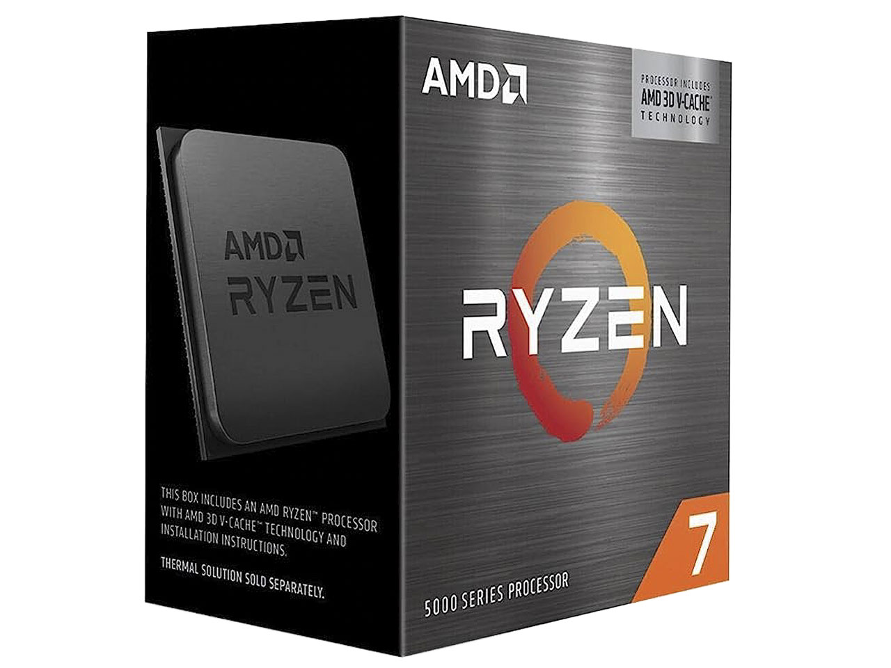 AMD Ryzen 7 5700X3D BOX (8コア 16スレッド 3GHz Socket AM4 メーカー保証3年)[100-100000662WOF]