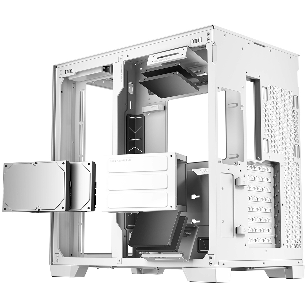 【訳あり品】【箱破損】【未開封・未使用】ANTEC Constellation C8 Aluminum White [アルミ/ホワイト]（メーカー保証付き）