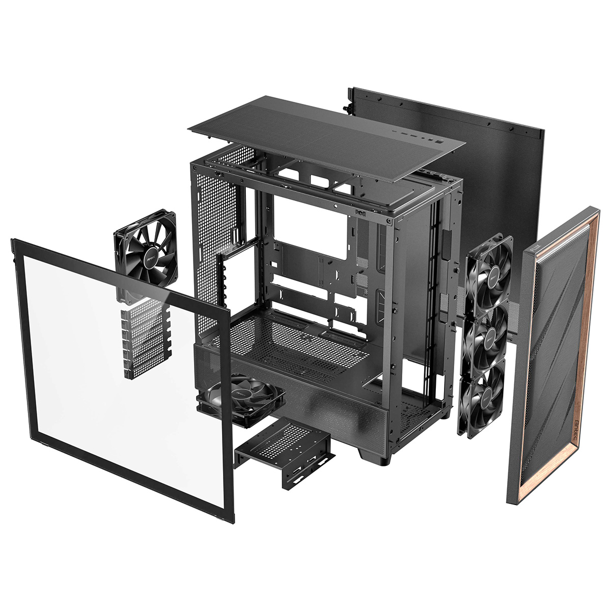 Antec(アンテック) FLUX ブラック [ミドルタワー PCケース]