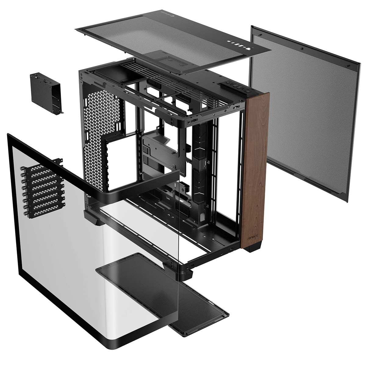 Antec(アンテック) C8 Curve Wood [ピラーレス PCケース]