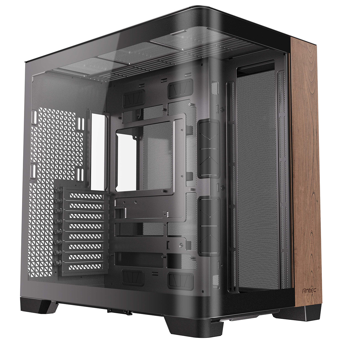 【訳あり品】【箱破損】【未開封・未使用】ANTEC C8 Curve Wood（メーカー保証付き）