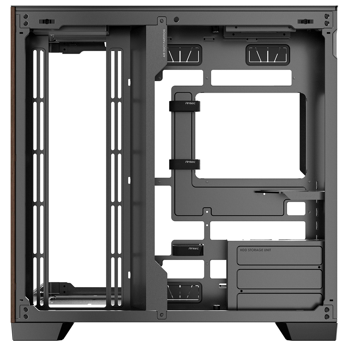 【訳あり品】【箱破損】【未開封・未使用】ANTEC C8 Curve Wood（メーカー保証付き）