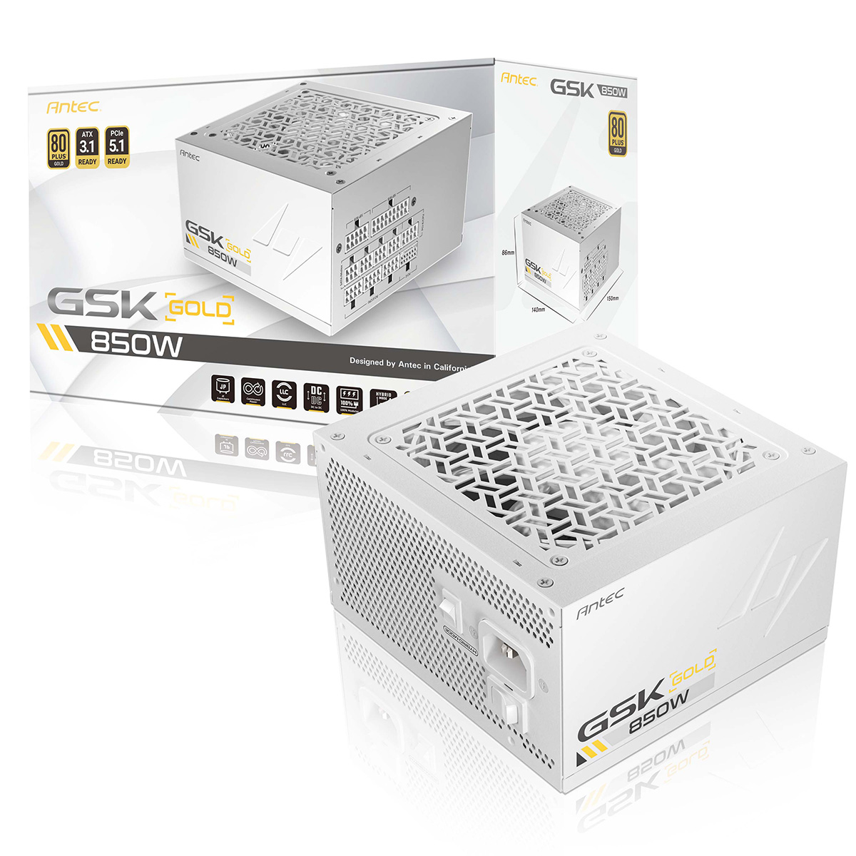 ANTEC GSK850 ATX3.1 White