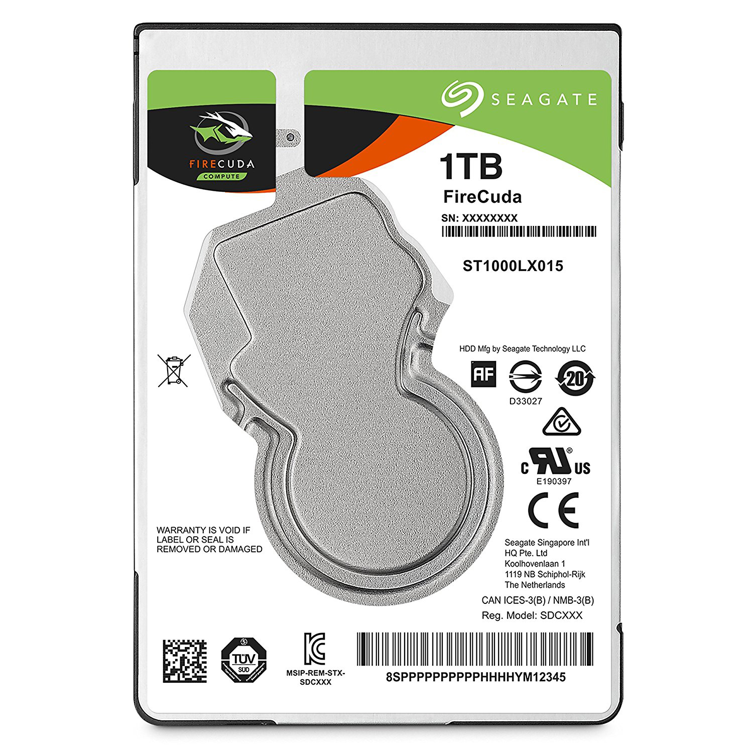 Seagate ST1000LX015 [1TB SSHD 2.5インチ 7mm 8GB MLC NAND SATA 6G 5400rpm 128MB]